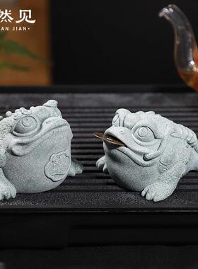 新款直销创意礼物中式仿石雕旅游文创纪念品茶室桌面装饰摆件树脂