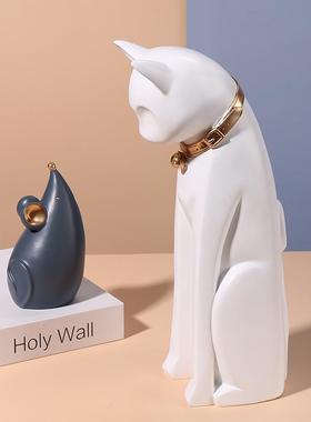 新款直销树脂动物摆件工艺品家居办公店铺饰品创意礼品工艺品和睦