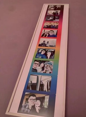 画框先生铝合金拍立得相框彩虹相纸专用相框画框定制相框摆台挂墙