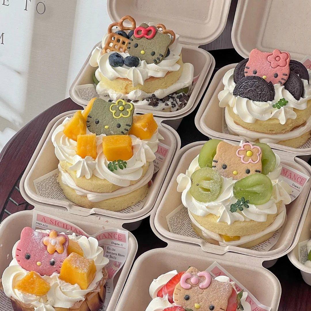 网红哈喽KT猫蛋糕装饰饼干摆件甜品慕斯冰淇淋蛋糕装饰摆件,淘宝优惠券,粉丝福利购,淘宝优惠卷