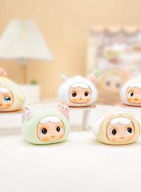 直销新款新款Bao包派对萌粒盲袋树脂趣味包子桌面装饰品摆件公司