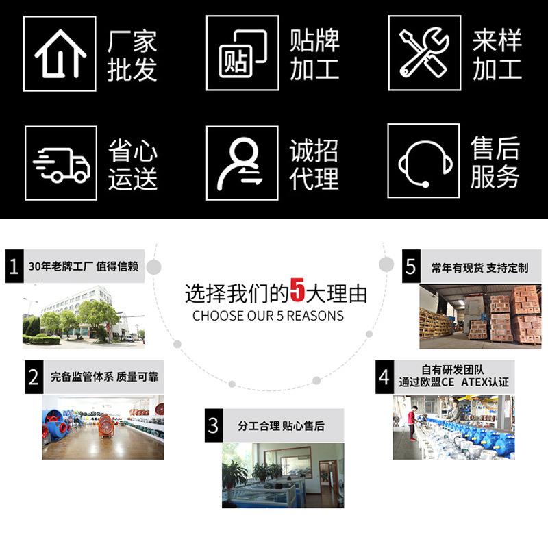 直销新款亿通CTF200MM8寸手提式耐高温防爆防油船用轴流风机 工业 - 图2