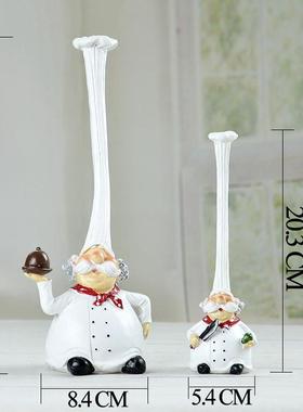 直销新款ZAKKA杂货 树脂工艺品 创意厨师家居摆件 橱窗摆设 热销