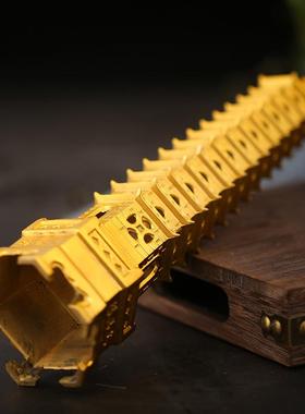 黄铜文昌塔实心黄铜文昌笔高考金榜题名摆件办公室书房摆件钥匙扣