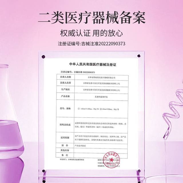 Yuting Breast Patch hot compress acupoints for breast pain