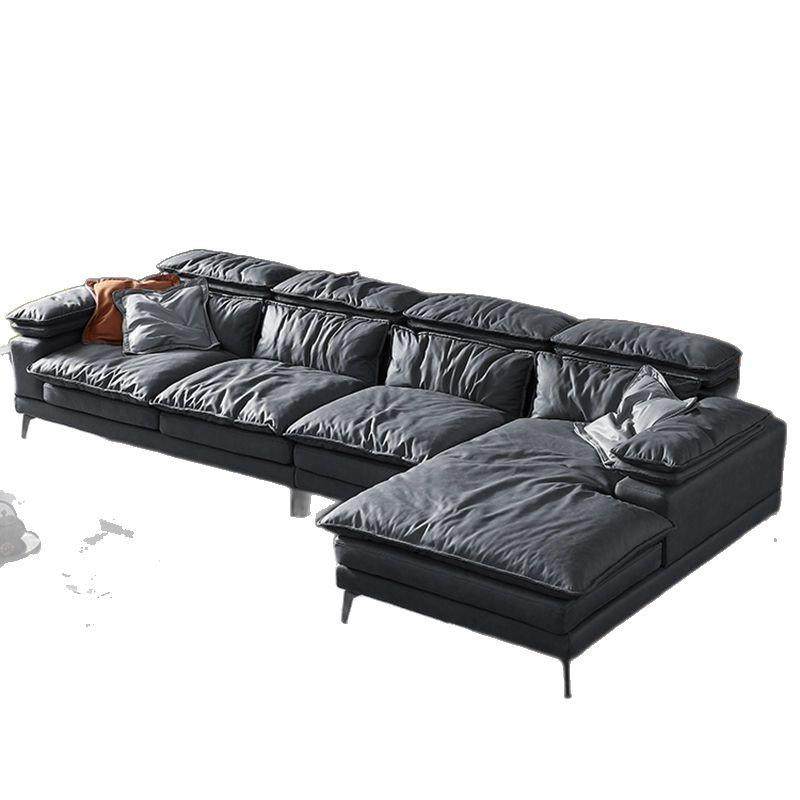 免洗布艺沙发中古风客厅复古焦糖色科技布小户型转角沙发2025新款,淘宝优惠券,粉丝福利购,淘宝优惠卷