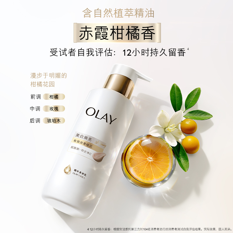 【李佳琦直播间美妆节付定金】OLAY新超白瓶身体乳美白嫩肤保湿