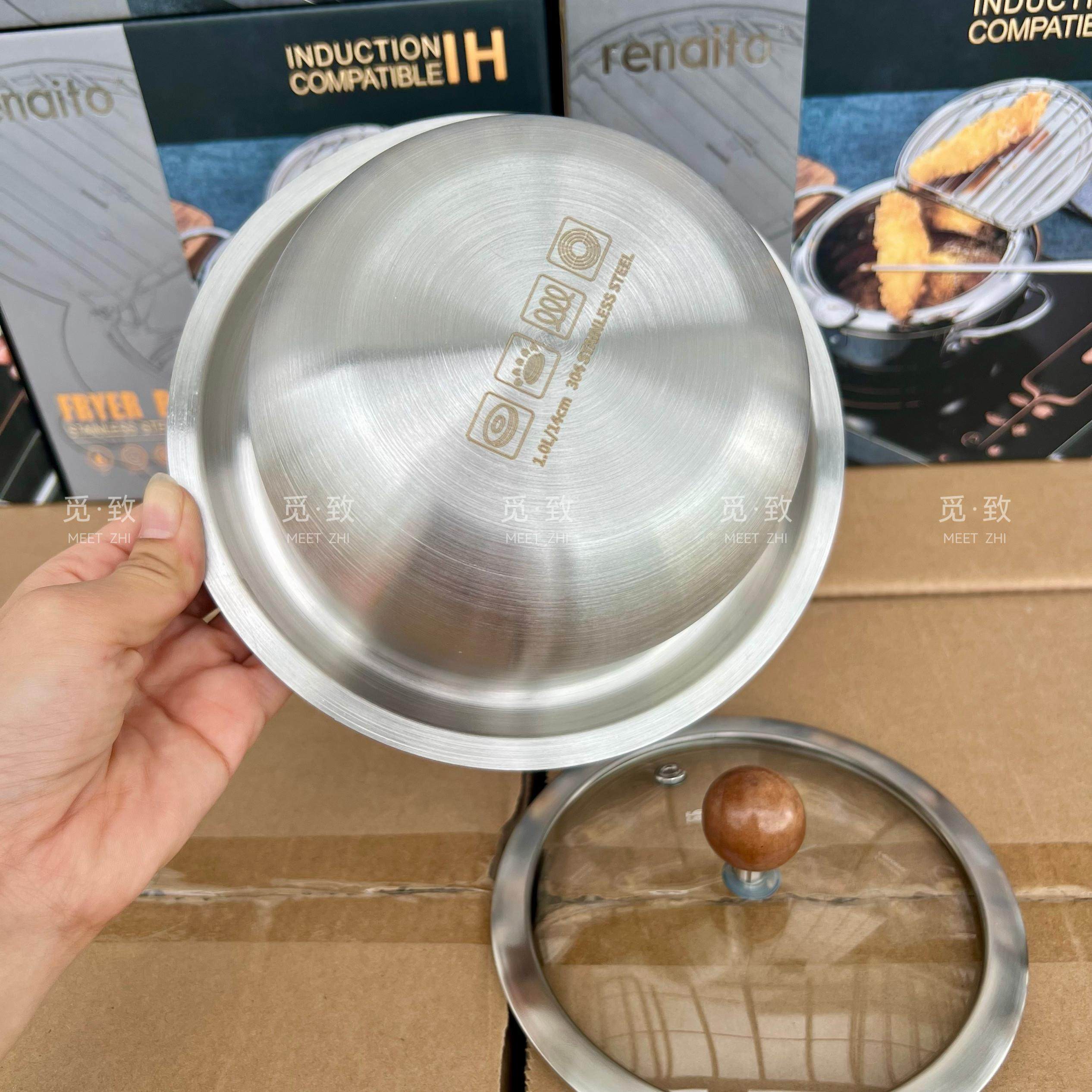 出口品质韩式304不锈钢拌饭锅 带盖子儿童饭碗泡面 面泡菜沙拉煲,淘宝优惠券,粉丝福利购,淘宝优惠卷