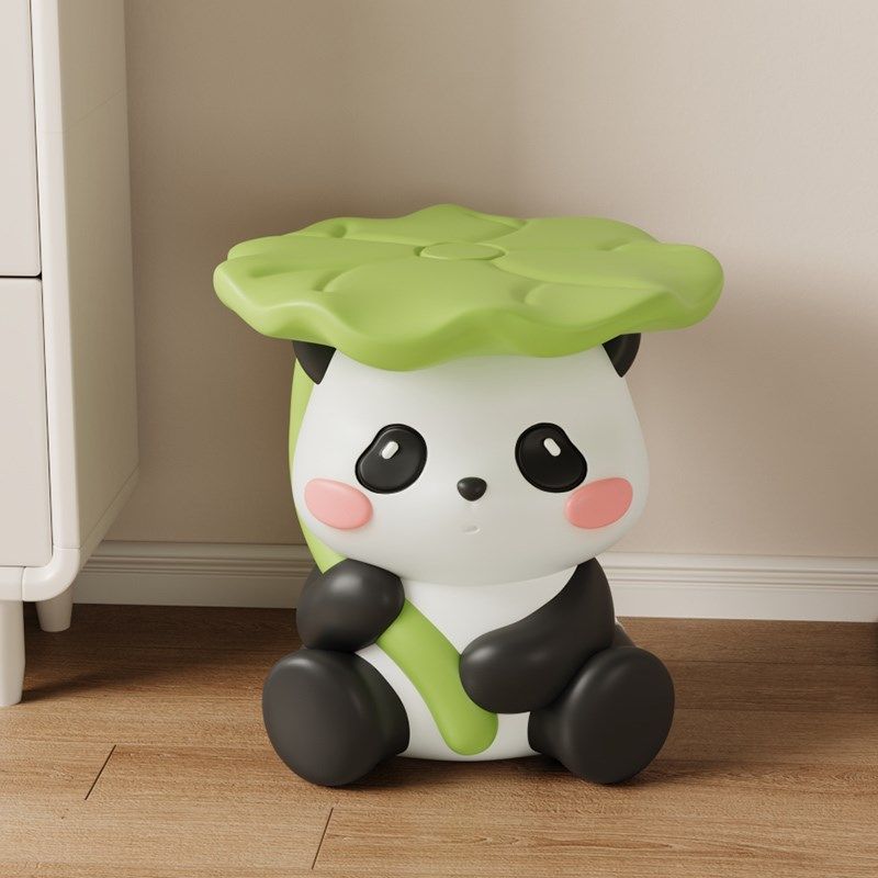 可爱熊猫换鞋凳客厅落地摆件创意玄关家居装饰P品乔迁新居搬家礼,淘宝优惠券,粉丝福利购,淘宝优惠卷