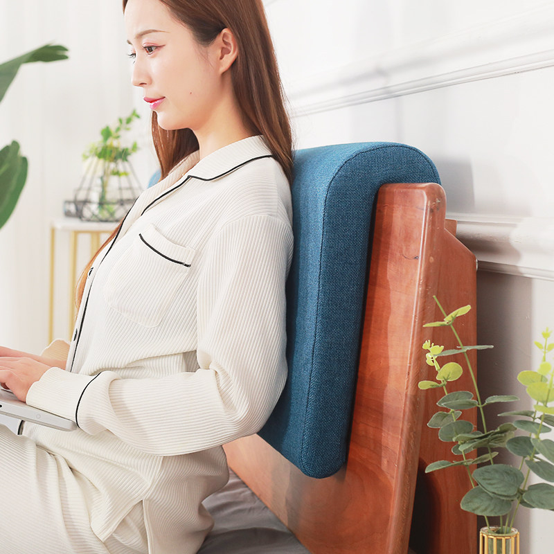 实木床头软包靠背靠垫ins风U形挂钩款床头海绵靠垫卧室软靠背欧式,淘宝优惠券,粉丝福利购,淘宝优惠卷