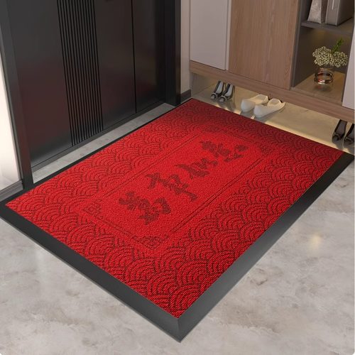 入户门地垫2024新款家用中式高级感地毯门垫耐脏免洗防滑进门脚垫 - 图0