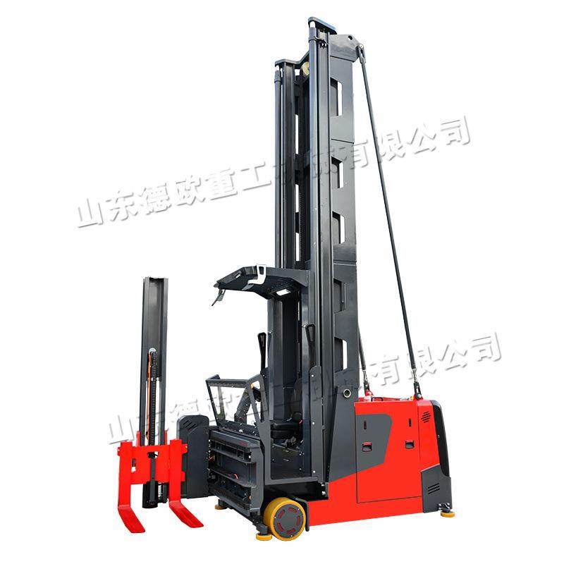 货叉180°旋转三向叉车 窄巷道高位三向堆垛车 5.5kw电转向装卸车,淘宝优惠券,粉丝福利购,淘宝优惠卷
