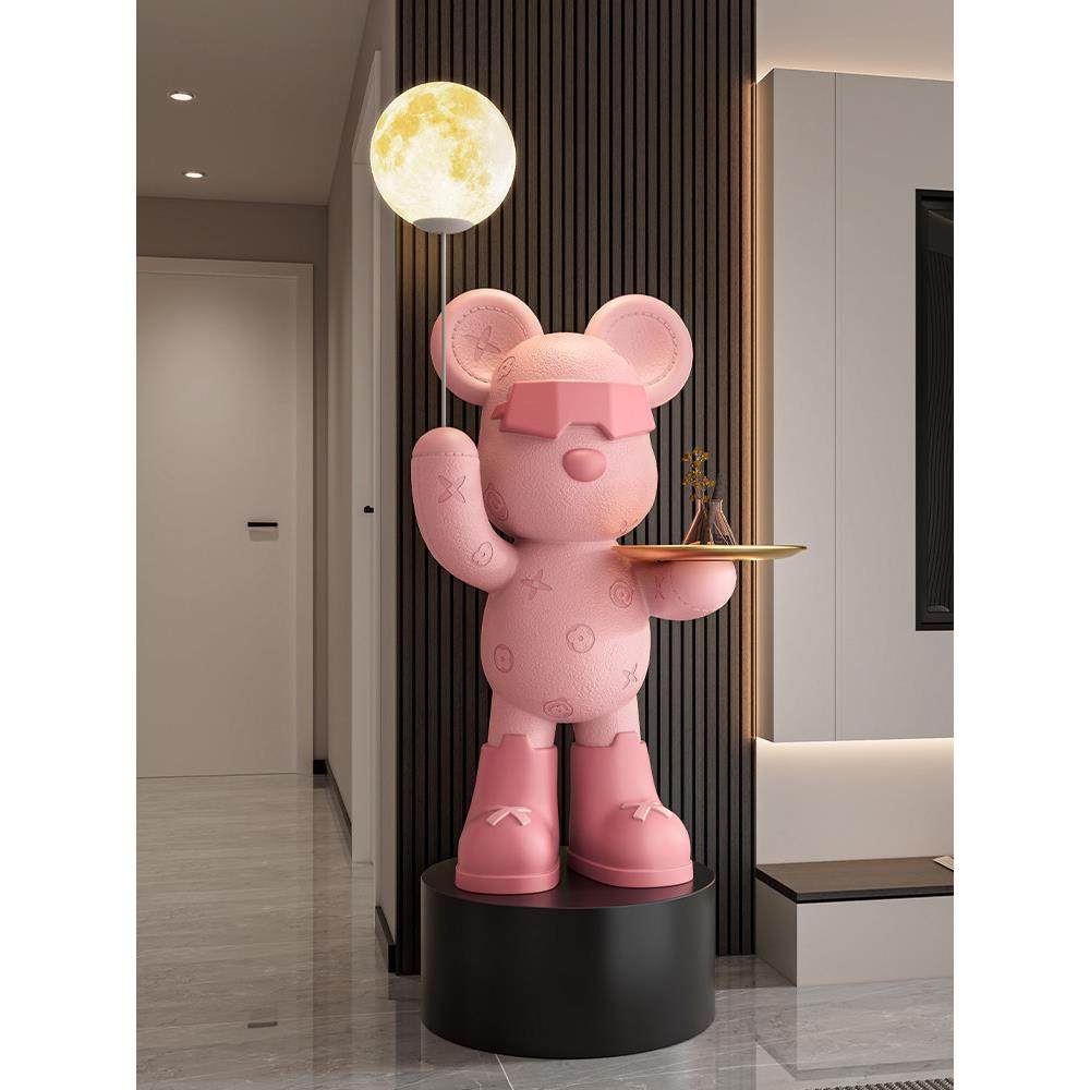 暴力熊客厅地板站立的装饰品旁边的电视柜大存钱罐家装乔迁礼物,淘宝优惠券,粉丝福利购,淘宝优惠卷