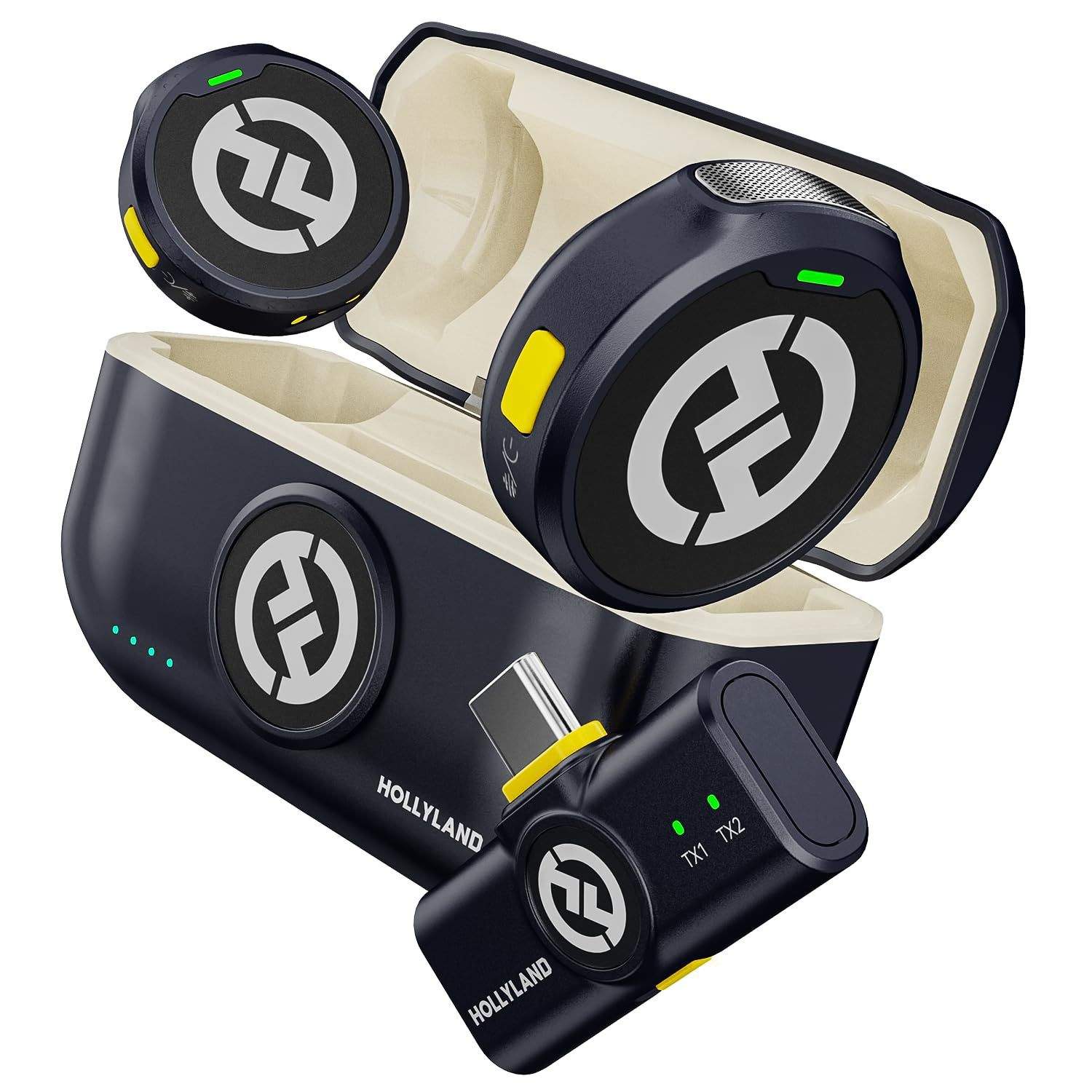 Hollyland Lark M2 Wireless Lavalier Microphone for Camer a M - 图1