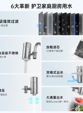 官方正品德克史蒂夫水龙头过滤器