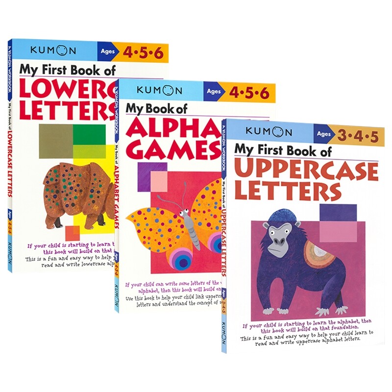 Kumon 6-8岁单词字母书写和造句 Verbal Skills Workbooks 小学英语语言技能系列 公文式教育英文原版教辅教材练习册