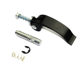 Quick release screw spring for lithium battery crossbeam folding buckle
