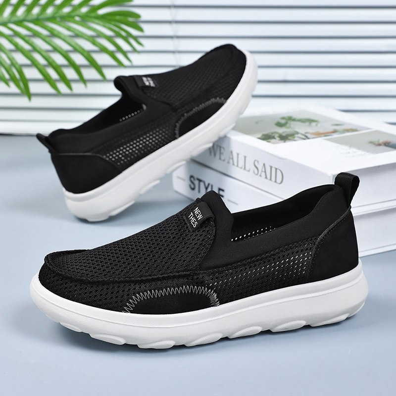 夏季网面大码女鞋老北京布鞋一脚蹬懒人鞋透气软底休闲网鞋35-44,淘宝优惠券,粉丝福利购,淘宝优惠卷