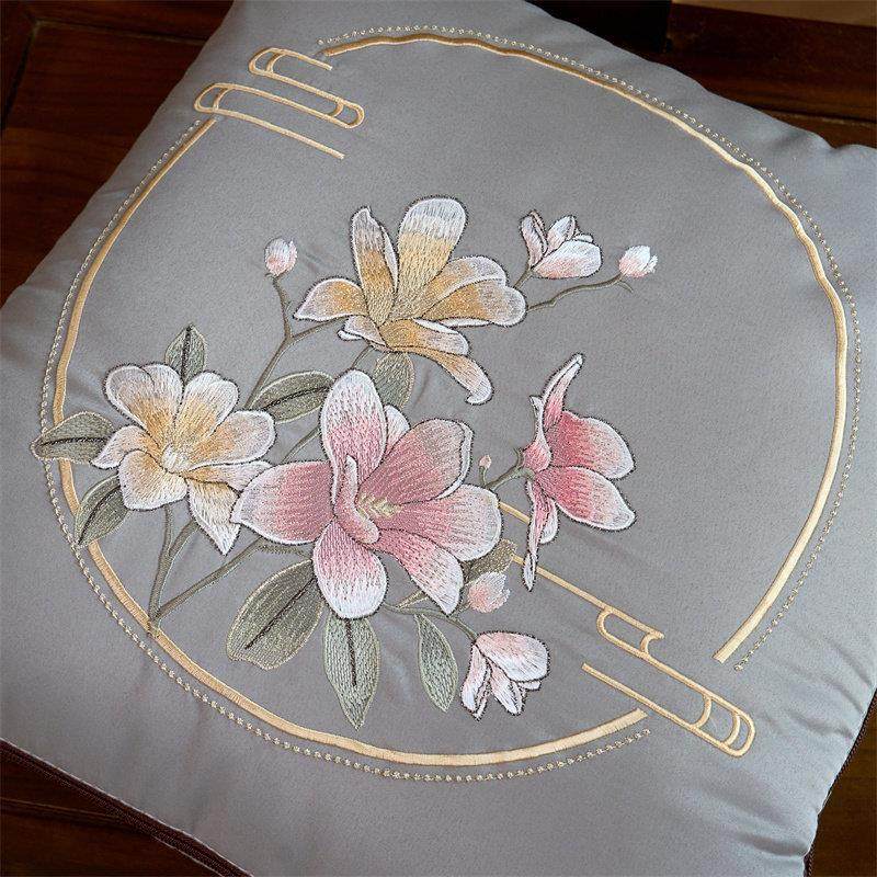 高克重磨毛新中式绣花抱枕被子二合一可折叠毯子午睡靠枕靠垫两用,淘宝优惠券,粉丝福利购,淘宝优惠卷