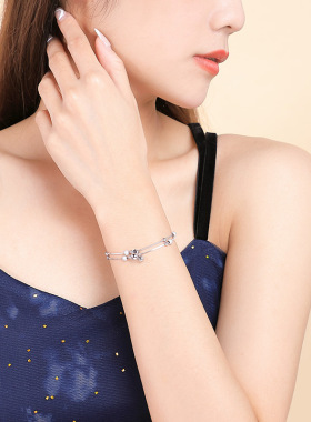 轻奢小众星空响铃双层手链