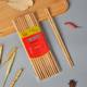 Household wooden chopsticks 5 pairs of natural bamboo chopsticks fast, paintless, wax-free, anti-mold-resistant, anti-slip high-end carving family bamboo chopsticks
