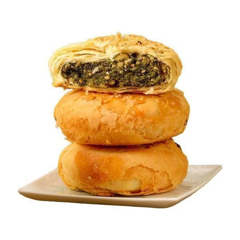 【新货现发】正宗葱香椒盐月饼香葱咸味传统老月饼中秋节批发装