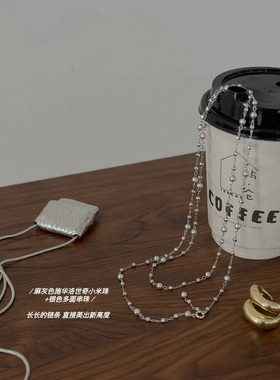 源500！现99！小众设计师饰品项链毛衣链 纯元代工厂出 精致捡漏