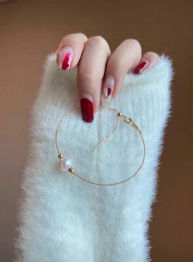 源1600+！现99！路路通珍珠手镯 咱们一定得把配饰戴到位 加分