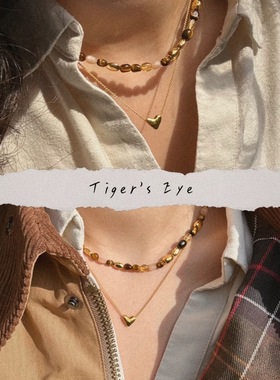 源2100！现189！焦糖缤纷宝石项链 把甜蜜戴在颈间 一件幸运配饰