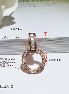 S925纯银多功能扣头珍珠项链卡扣
