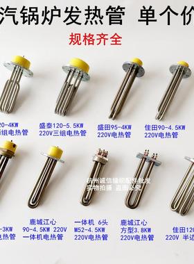 j8法兰盘盛泰蒸汽发生器4加热管90发热管220V江心锅炉MM电热管g3