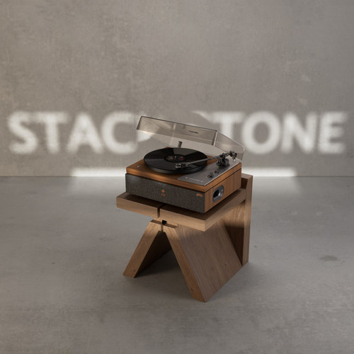 堆石x尊宝Jamo联名黑胶唱片机DS04蓝牙音响唱机复古留声机礼物 - 图0