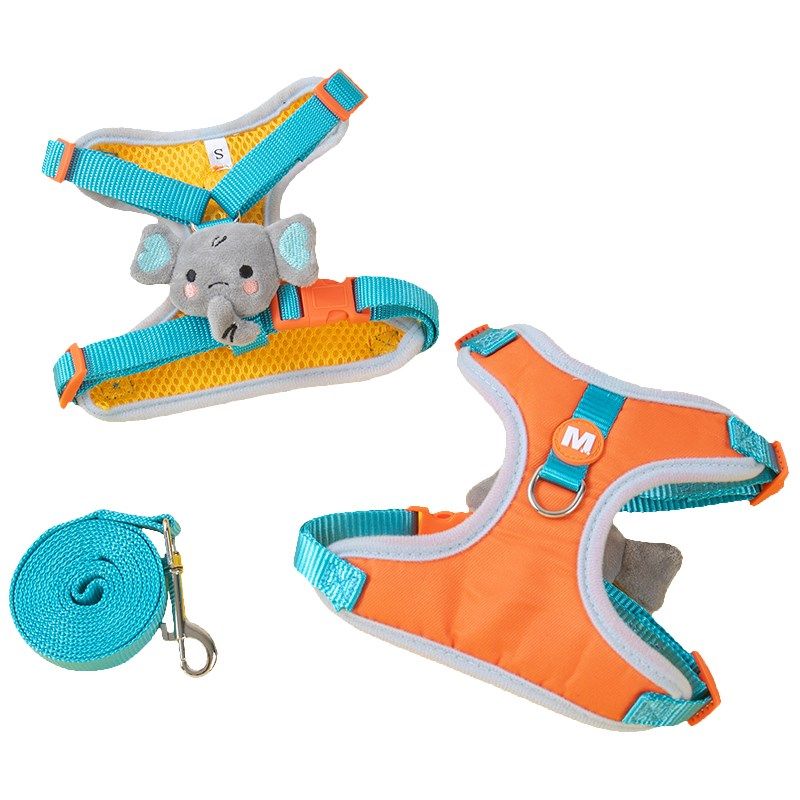 猫咪牵引绳溜猫绳可爱鸭子透气胸背防挣脱外出专用可调节宠物用品,淘宝优惠券,粉丝福利购,淘宝优惠卷