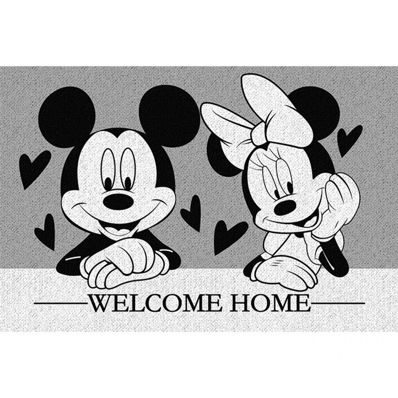 卡通入户丝圈地垫欢迎回家防滑蹭土门厅脚垫可除尘入户门垫可裁剪,淘宝优惠券,粉丝福利购,淘宝优惠卷