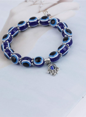 土耳其蓝眼睛法蒂玛恶魔手链