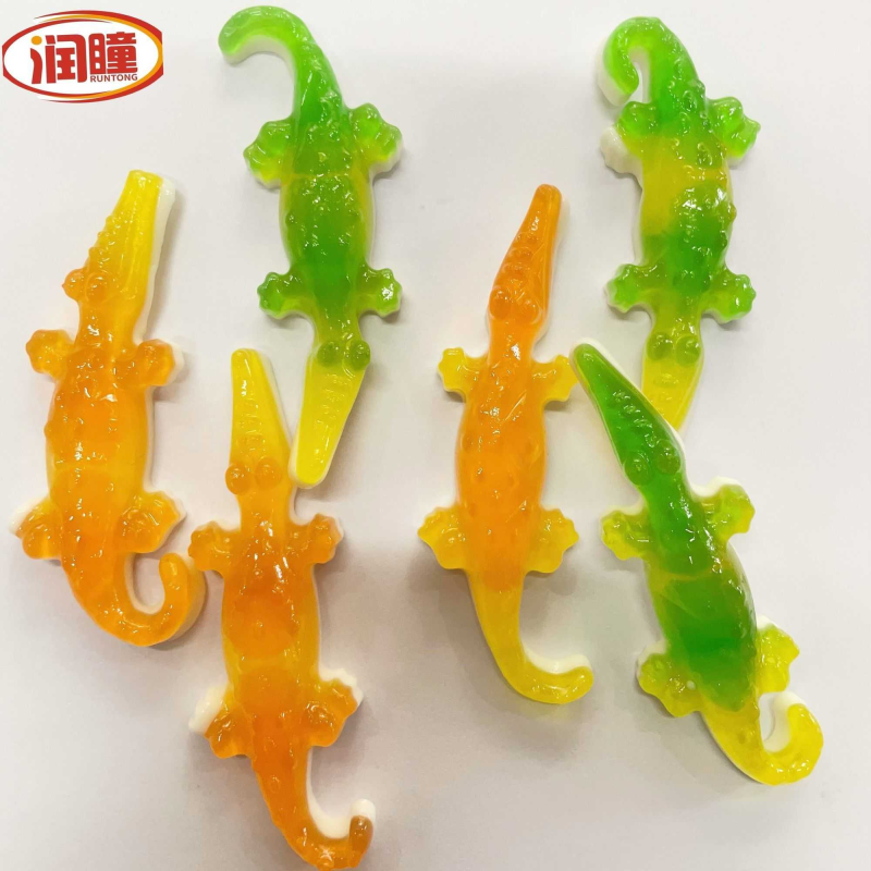 新款混装袋装爆浆网红地摊批发厂家直销软糖火箭鳄鱼小熊爱心猫爪 - 图2