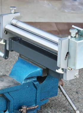 祥龙小型微型精密手动卷板卷圆机滚圆卷筒机卷管机台式弯弧机