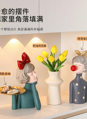入户玄关放钥匙收纳托盘摆件进门口鞋柜客厅家居电视柜装饰品乔迁