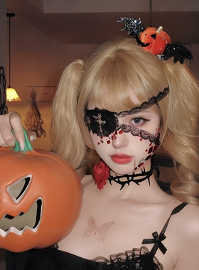 万圣节巫女魔法帽发夹
