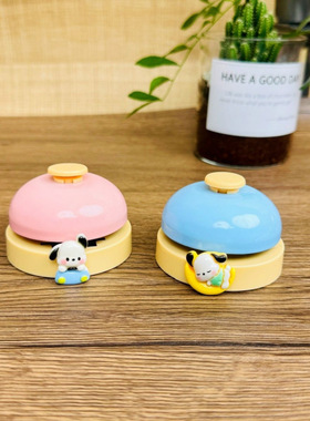 可爱卡通铃铛手按抢答铃宠物传唤