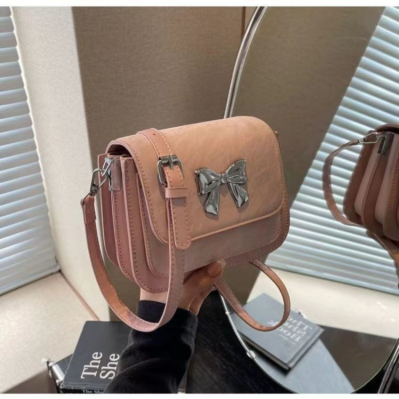 高级感洋气小包包新款蝴蝶结小方包休闲百搭单肩斜挎包小众实用L1,淘宝优惠券,粉丝福利购,淘宝优惠卷