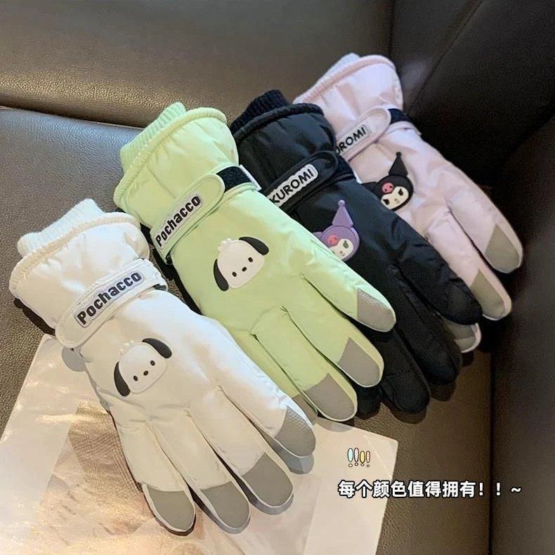 女士手套冬季保暖加厚加绒帕恰狗可触屏防寒骑行滑雪手套,淘宝优惠券,粉丝福利购,淘宝优惠卷