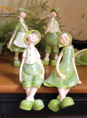 热销美式乡村森林阳光绿色生活情侣系列婚庆学生礼品 娃娃摆件树
