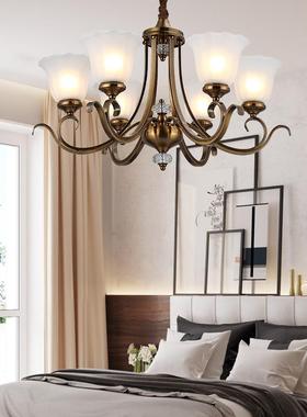 复式楼吊灯餐饮别墅大厅挑高大堂楼中楼美式简约现代客厅房间灯