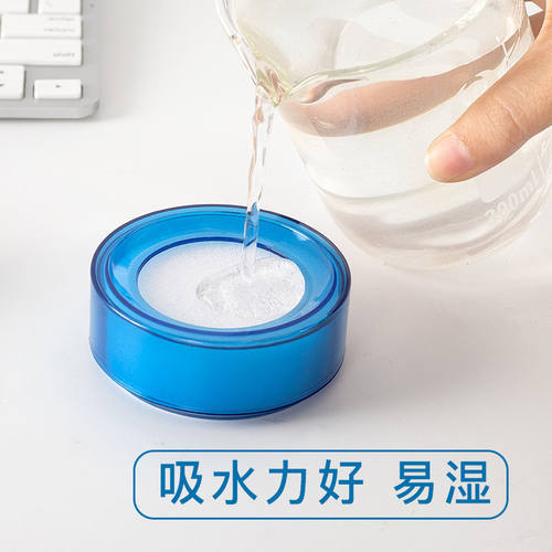 点钞湿手器海绵沾水器数钱收银会计财务用品办公超市专用翻页圆形 - 图2