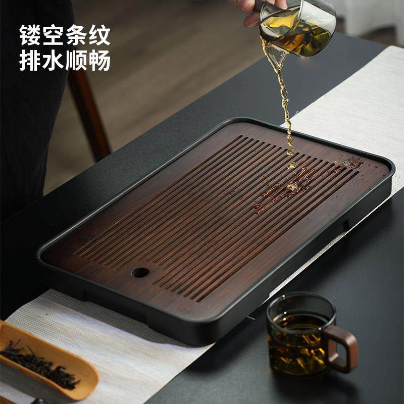 家用现代简约小茶台干泡沥水功夫茶具储水竹托盘套装小型茶盘配件,淘宝优惠券,粉丝福利购,淘宝优惠卷
