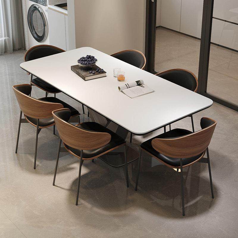 国补2025新款交叉台岩板餐桌轻奢现代简约极简风饭桌设计师饭桌,淘宝优惠券,粉丝福利购,淘宝优惠卷