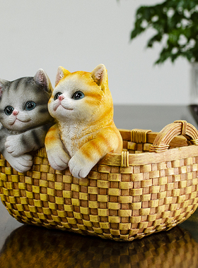 玄关鞋柜收纳摆件创意美式家居饰品客厅门口办公室进门放钥匙装饰