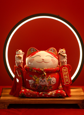 灯圈手办展示摆件新中式家居客厅办公室创意灯圈禅意发光装饰摆件