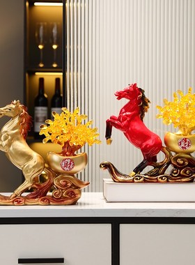 马到成功马摆件招财客厅酒柜办公室桌面装饰开业乔迁礼品
